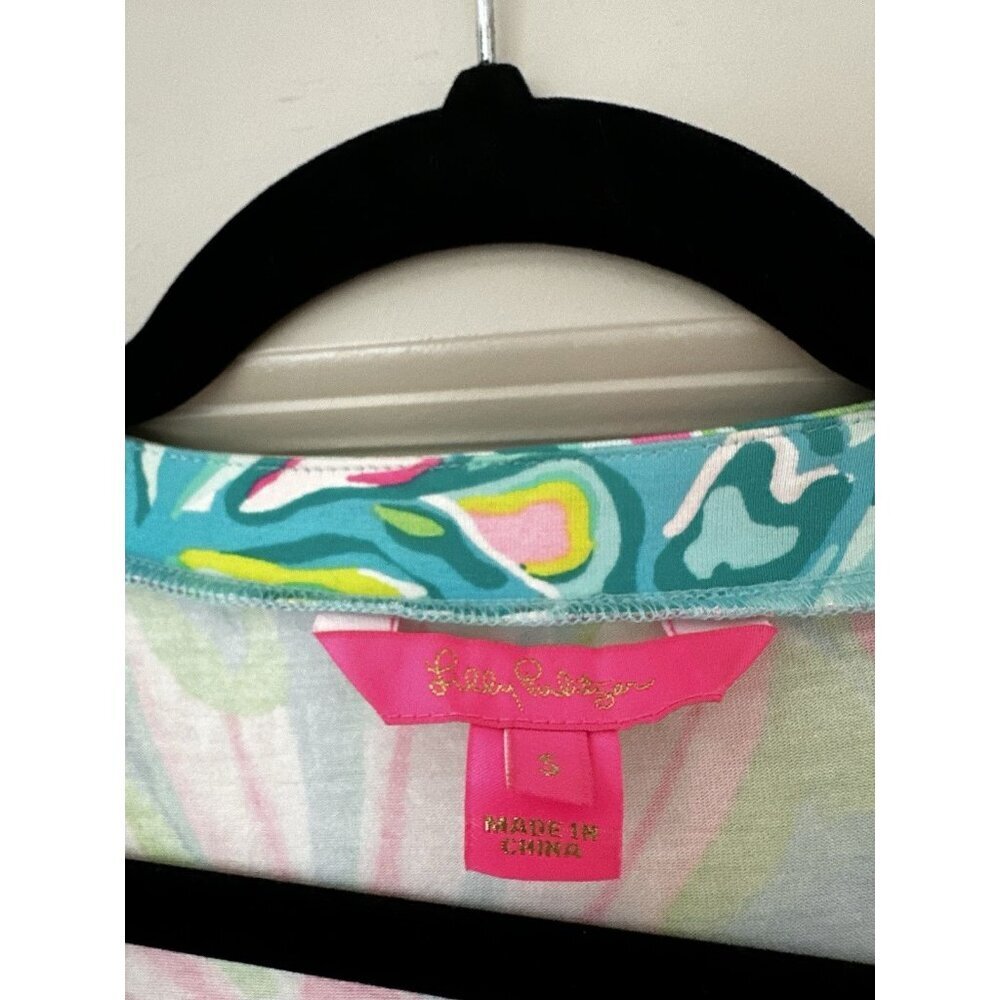 Lilly Pulitzer Rilla Romper One in a Melon Wrap Dress Size Small Mini Resortwear - Picture 2 of 8